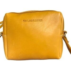 Portland leather mesa mini tan crossbody bag